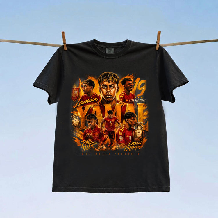 Lamine Yamal Euro Champions Graphic T-Shirt