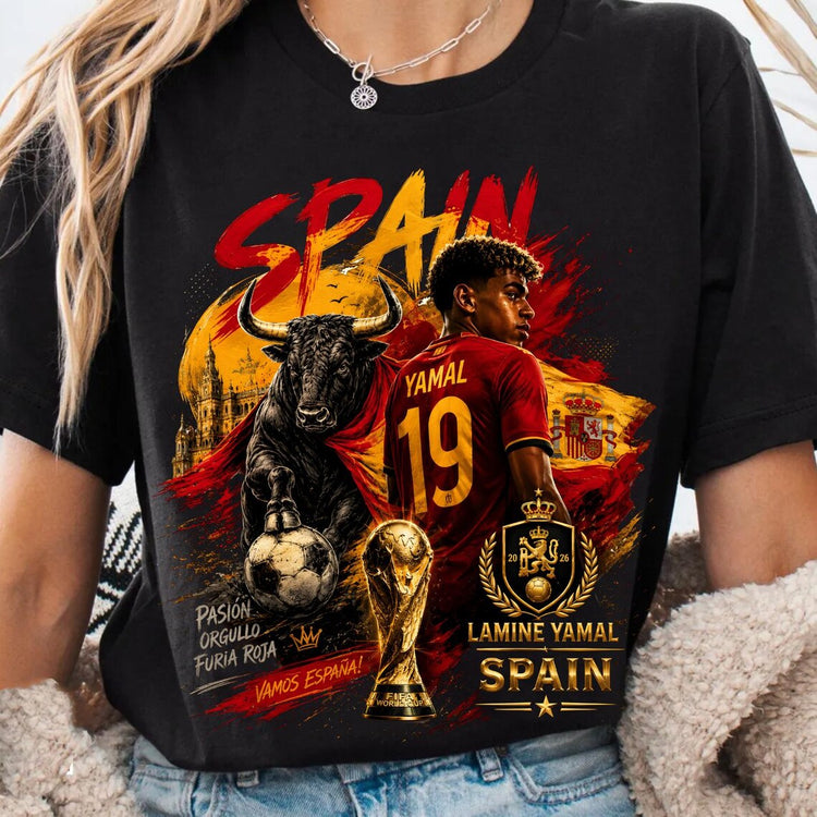 Lamine Yamal Spain Football Graphic T-Shirt
