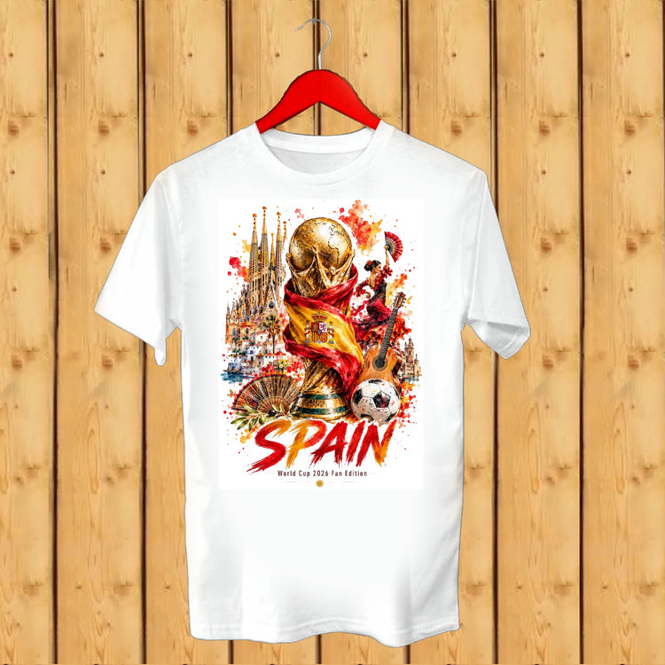 Spain World Cup 2026 Fan Edition Graphic T-Shirt