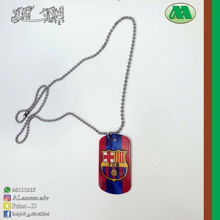 Printed photo necklace - Alameer.adv