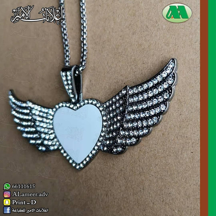 Big Wings Necklaces Pendants Hot Transfer Print - Alameer.adv