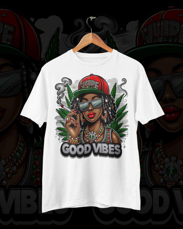 Good Vibes Girl Red Cap - Alameer.adv