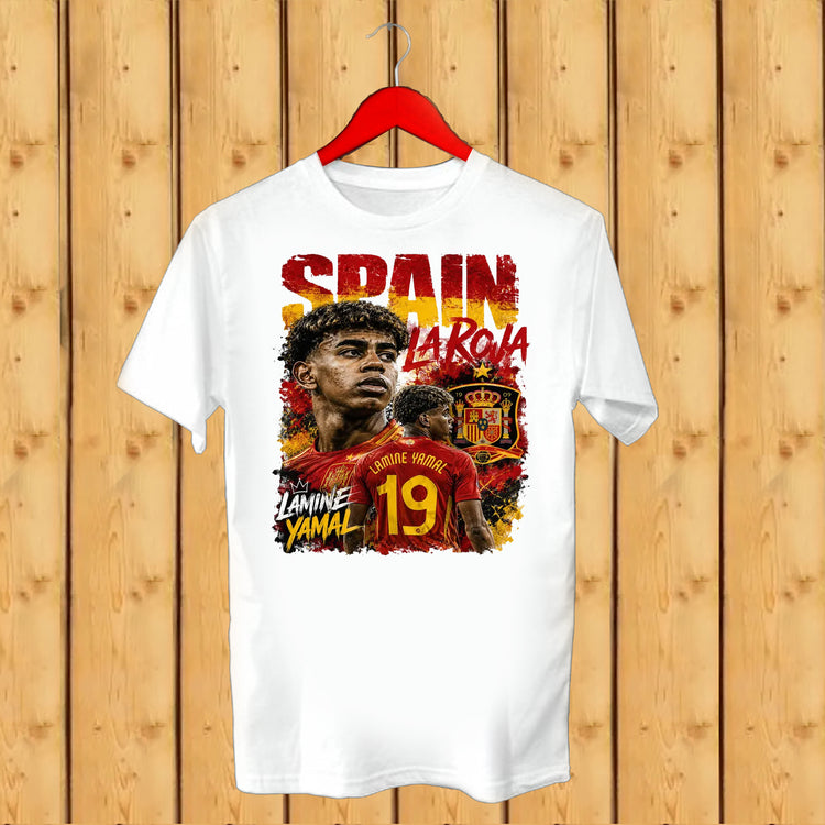 Lamine Yamal No.19 Spain Football Graphic T-Shirt