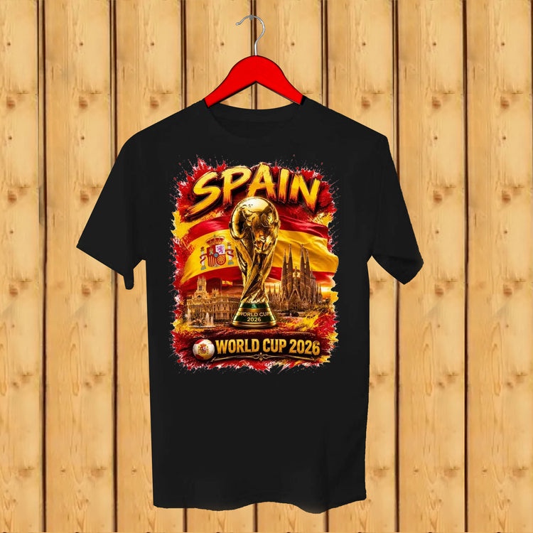 Spain World Cup Champions 2026 Graphic T-Shirt