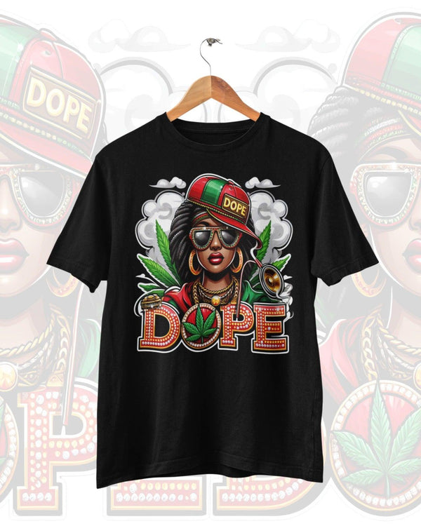 Dope Girl With Red Green Cap - Alameer.adv