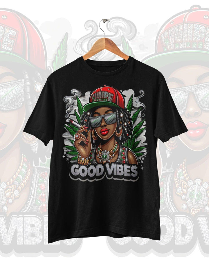 Good Vibes Girl Red Cap - Alameer.adv